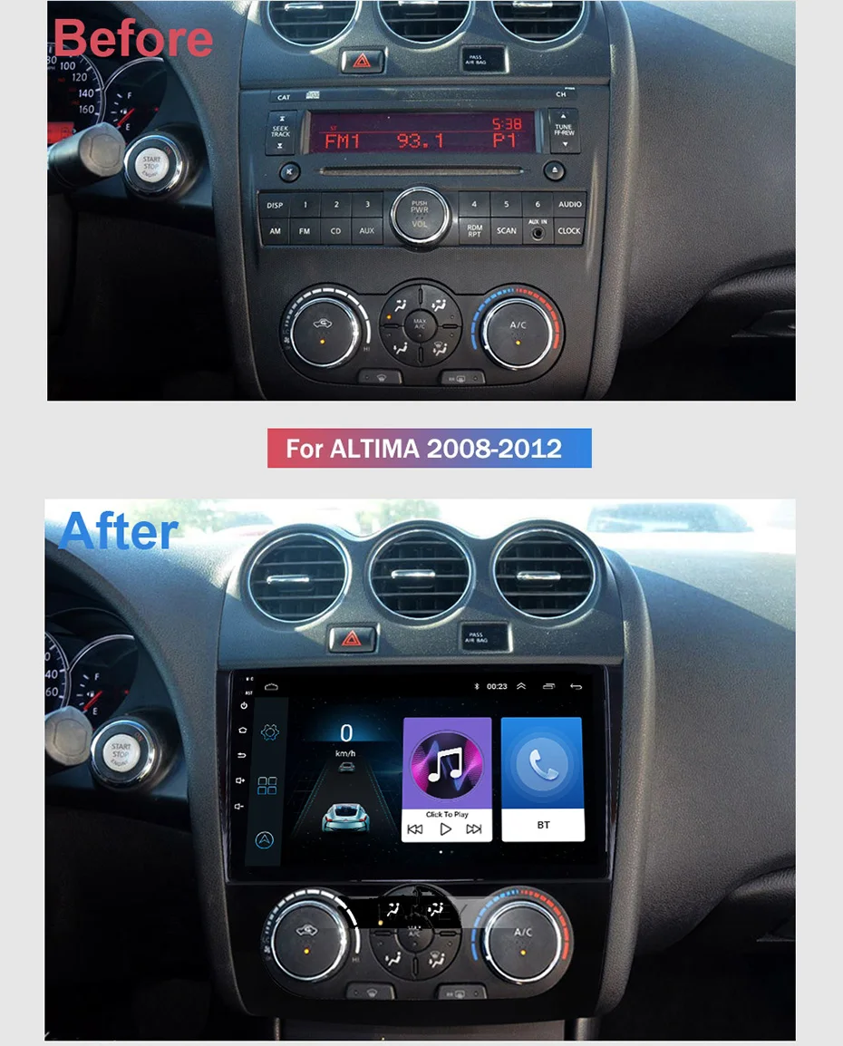For Nissan Altima 2008-2012 Car Radio 