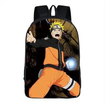 

Anime Cartoon NARUTO Uzumaki Naruto Symbol Book Bag Backpack Schoolbag Satchel