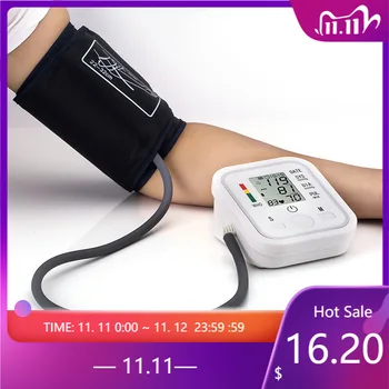 

With voice Upper Arm Cuff Automatic Blood Pressure Monitor household HD Digital Display Health Care sphygmomanometer machine