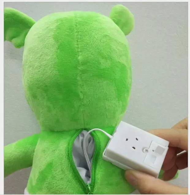 High quality Plush 2019 Gummy Bear 30cm Gummy Bear Voice Pet Funny Lovely Doll Toys Sounding Plush Toy Best Gift For Kids