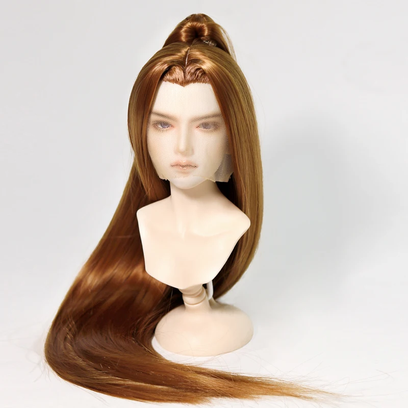 1-3-scale-bjd-accessories-ancient-costume-long-hair-chinese-hanfu-doll-wig-with-ponytail-for-bjd-sd-sd13-ssdf-strong-uncle-a0873