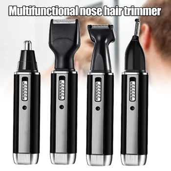 

4-in-1 Electric Nose Hair Trimmer Clipper Rechargeable Beard Eyebrow Shaver Razor for Men HJL2019