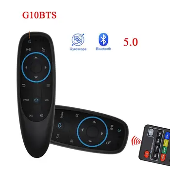 

G10BTS Bluetooth 5.0 Air Mouse IR Learning Gyroscope Wireless Infrared Remote Control for Mi X96 h96 max Android TV Box VS g10