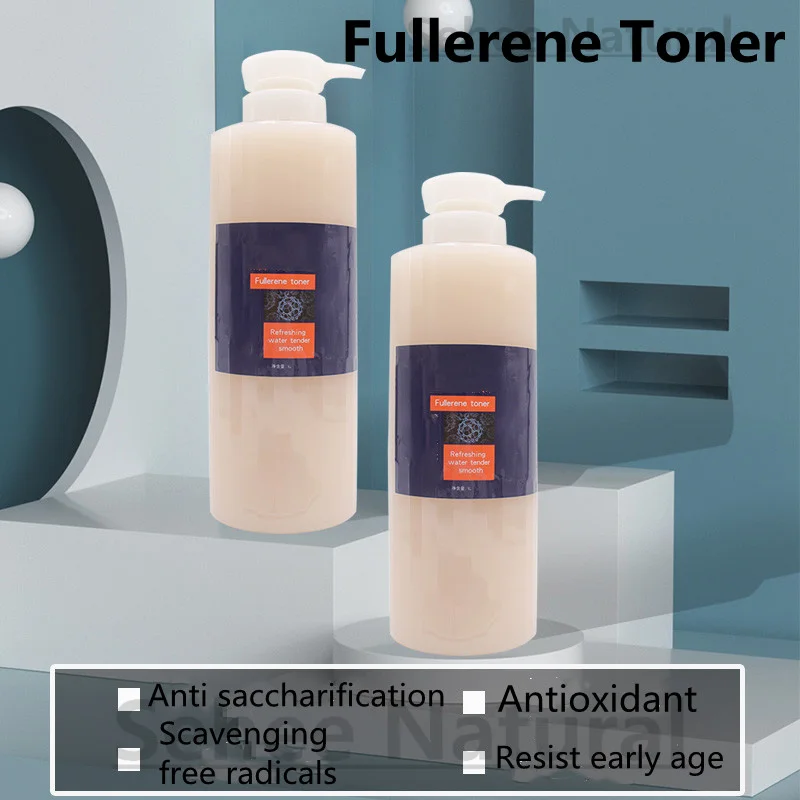 

Fullerene Тонер для воды уменьшает поры антивозрастной анти-морщинистый антиокислительный уход за кожей оборудование для салона красоты 1000 г
