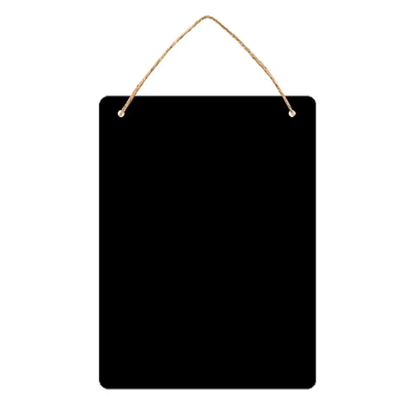 Chalkboard Sign Double-Sided Message Board with Hanging String 2 pcs T3W1 