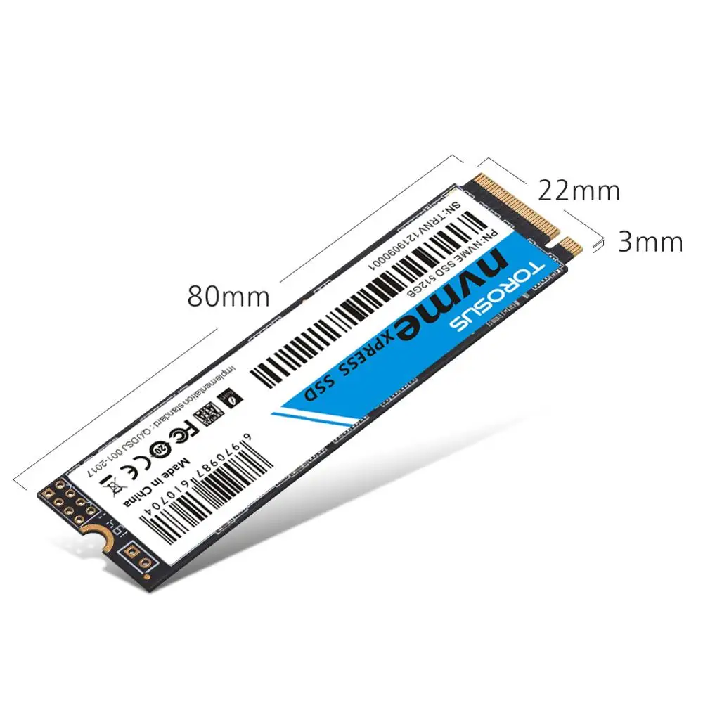 TOROSUS NVME SSD 128 ГБ 256 512 1 ТБ жесткий диск PCIe внутренний M.2 2280 для настольного