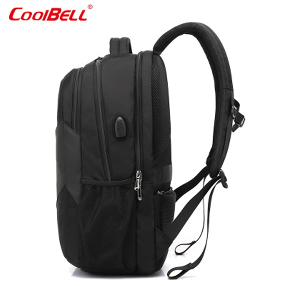 COOLBELL 15.6 Inch Laptop Backpack Fashion Travel Business  Backpack Outdoor Nylon Waterproof Student Anti-theft Backpack