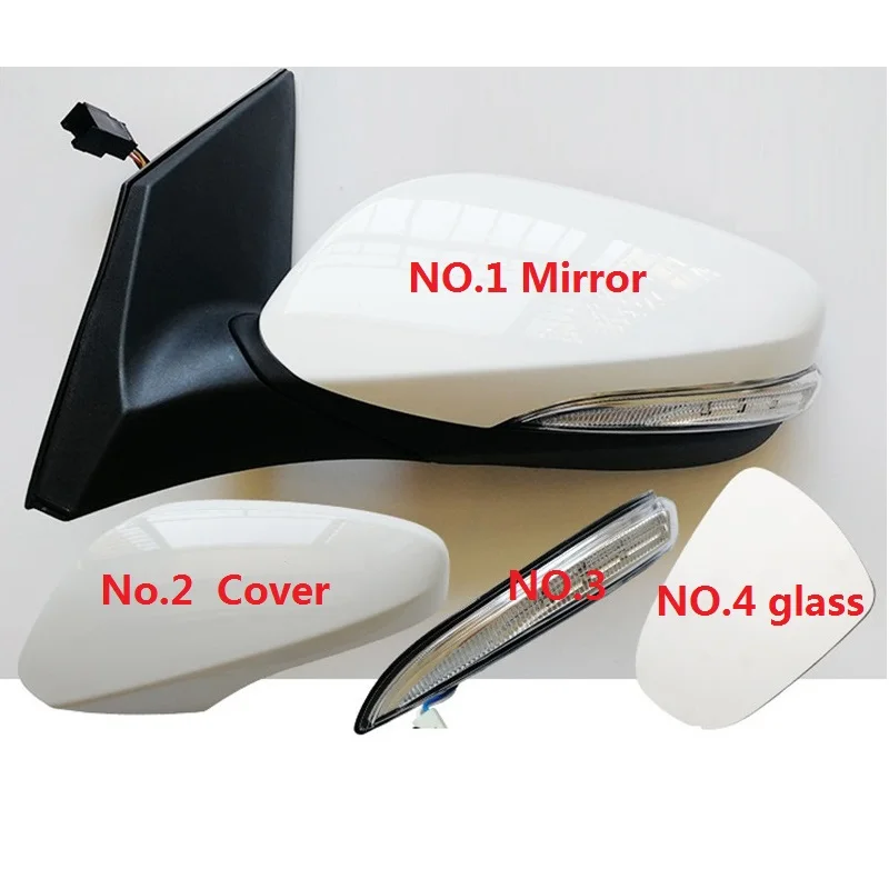 For Geely Vision GC7 2014 2015 2016 2017 Side Rearview Mirror Glass Lens mirror Cover lid hood turn signal light | Автомобили и