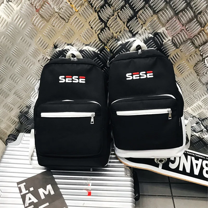 

2019 new JIULIN high-quality fashion Korean version of Harajuku campus wild simple travel student backpack school bags