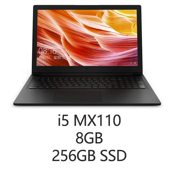 Xiaomi Mi ноутбук 15,6 ''Intel Core ноутбуки i7/i5 NVIDIA GeForce MX110 выделенная карта ноутбук на английском языке Win 10 - Цвет: i5-8250U 8GB 256GB