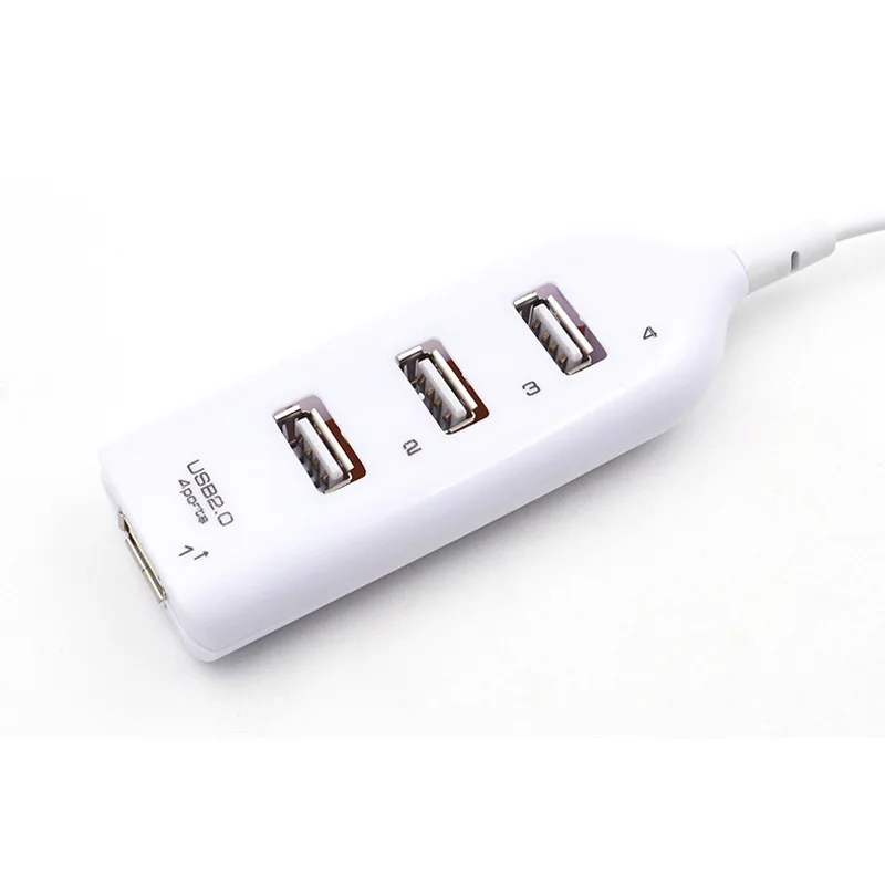 USB 2 0 4 портовый высокоскоростной разветвитель удобный порт мини адаптер для ПК