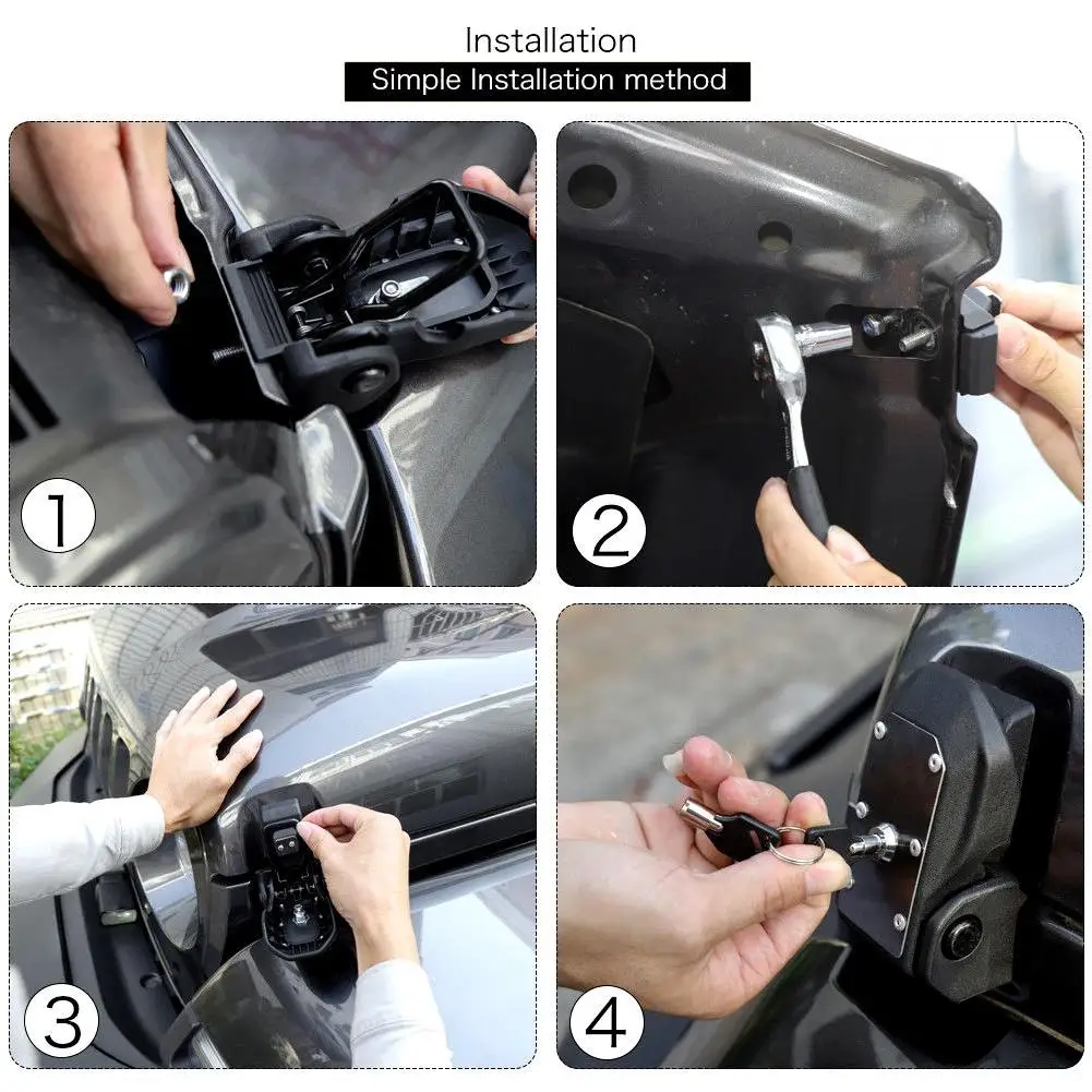 Wrangler JL Замок капота защелки пряжки булавки замок с ключом комплект 2 шт защелки для капота Замок капота защелки комплект защелки для джипа