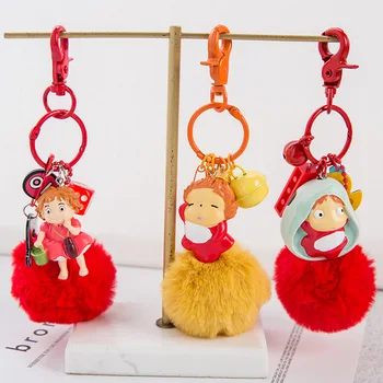 

Ponyo Action Figure Toy PVC Model Doll Ponyo Keychain Children Gift