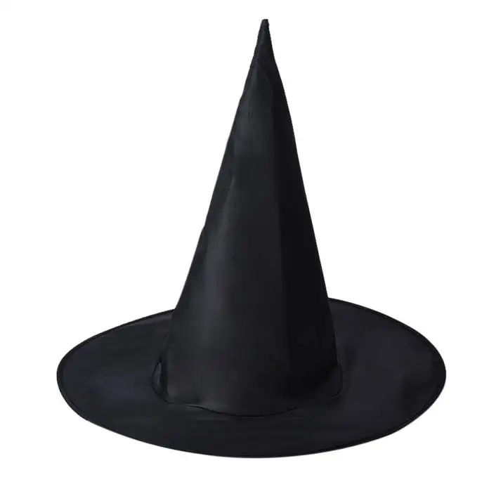 Черные Шляпы ведьмы, 6 шт.,, вечерние шляпы волшебника на Хэллоуин, маскарад, маскарад, маскарадный костюм, Декор, топ, шляпа, музыка, черная остроконечная Кепка# G7