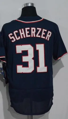 Все сшитые мужские трикотажные изделия Matt 26 Trey 16 Max Scherzer 31 - Цвет: AS photo