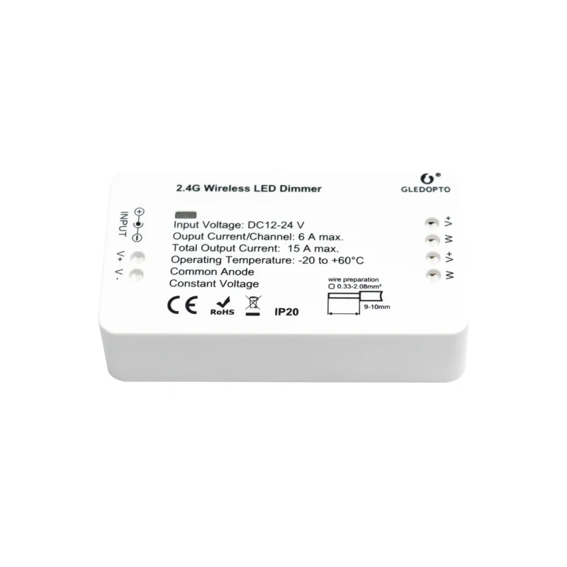 

LED Light Controller 12-24v For Zigbee APP Smart 2.4G Wireless Control Dimmers