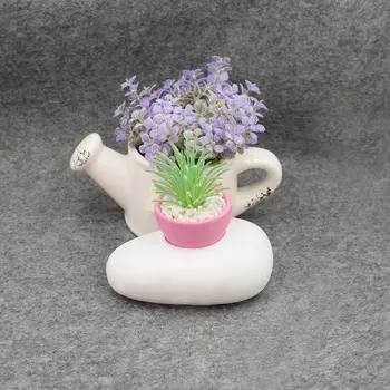 

Silicone Mold Concrete Candlestick Mould Cement Candle Holder Crafts DIY Molds