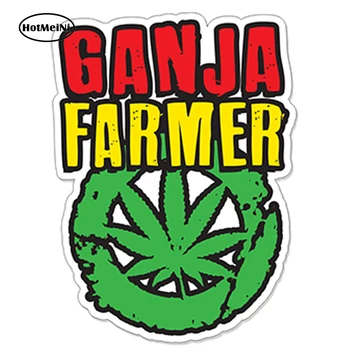 

HotMeiNi 13cm x 7.6cm for GANJA FARMER Graphics Funny Car Stickers and Decals Auto Refrigerator Car Whole Body Decoration