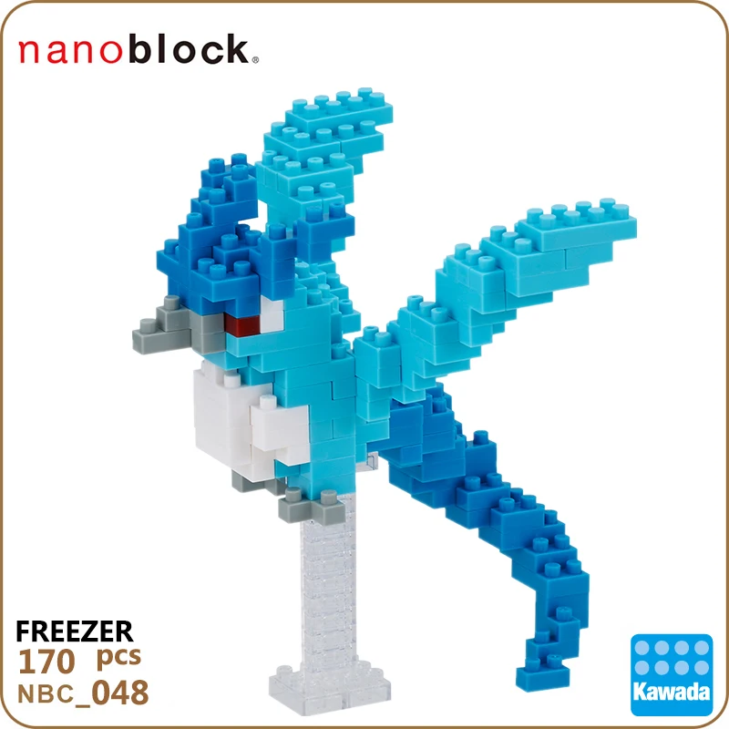 Nanoblock Покемон Пикачу NBPM_048 морозильник 170 шт Аниме Мультфильм алмаз мини микро блоки строительные блоки кирпичи игрушки игры