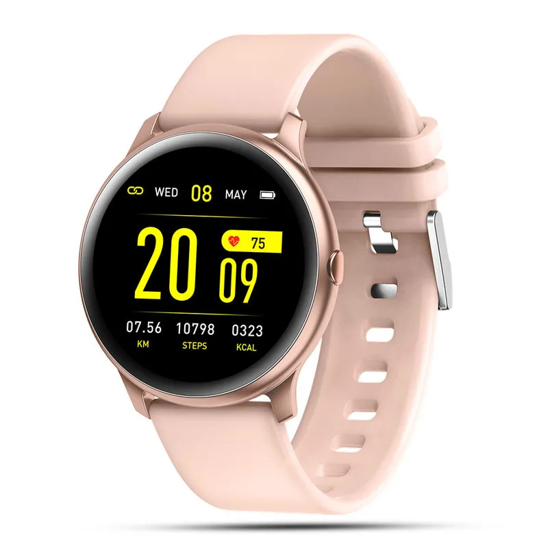 

KW19 Smart watch Women Heart rate monitor Multi-Languages IP67 Waterproof Men Sport Watch Fitness Tracker For Android IOS PK B57