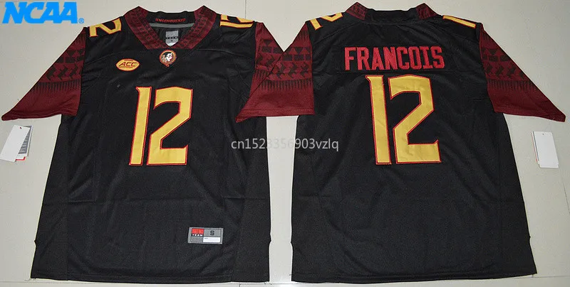 Новое поступление, высокое качество, Deondre Francois#12, футболка, спортивные майки, S-XXXL