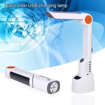 

Mini Solar USB Charging Table Light Flashlight Portable Reading Lamp Creative
