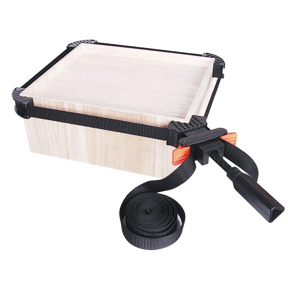 

Multifunctional Adjustable Binding Woodworking Tool Belt Band Strap Clamp with 90 Degree Angle Clips QP2