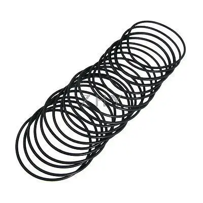 

20 Pcs 103mm Outside Dia 3.5mm Thick Filter Rubber O Ring Seal Washer Black