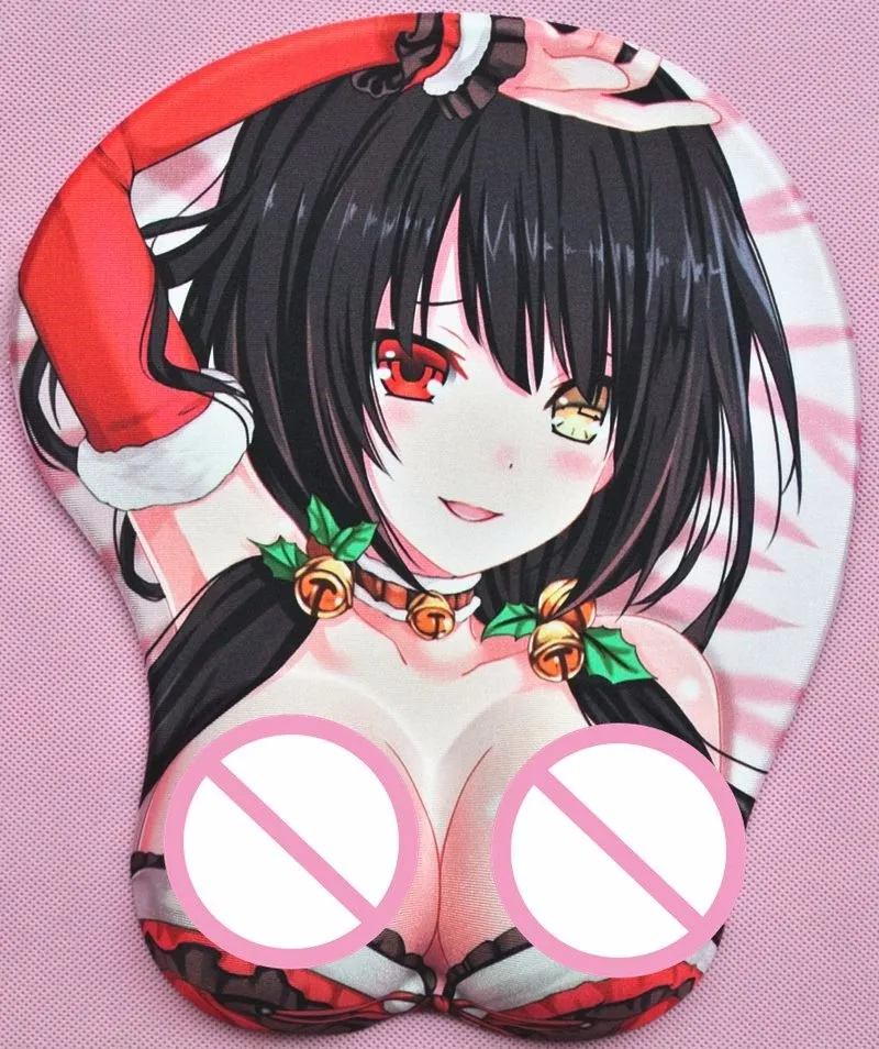 Коврик для мыши Date A Live токисаки Куруми 3D мягкий Бюст подставка для запястья косплей реквизит сексуальные коврики оригинальные 2WAY ткани
