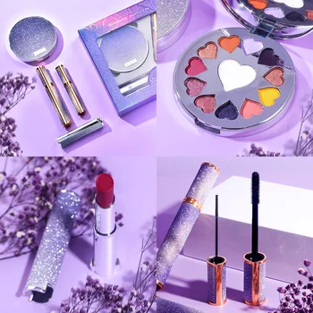 

Cosmetics makeup set lipstick eyeshadow mascara complete beginner star set gift beauty