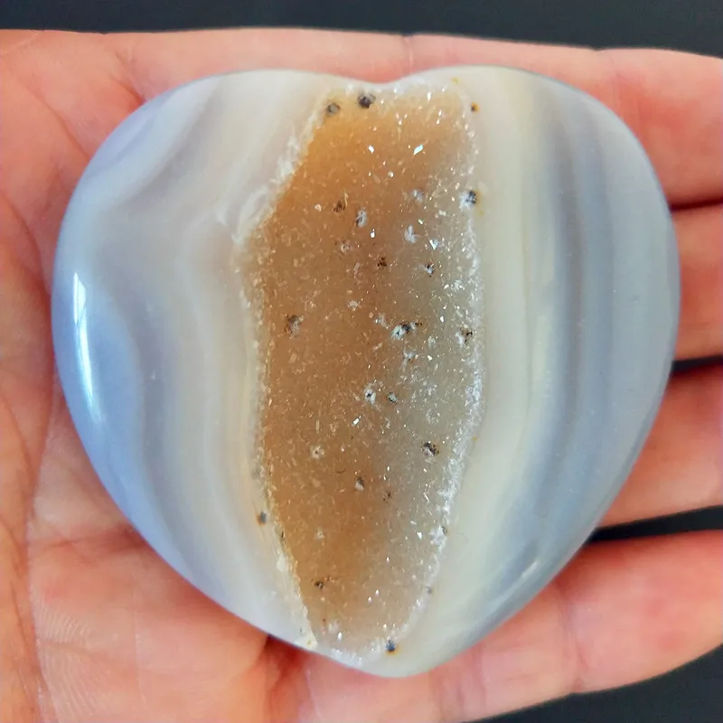 Натуральные камни и кристаллы хрустальное сердце бисер из драгоценного камня кластер домашний декор пальмовый камень очень красивый - Цвет: A04
