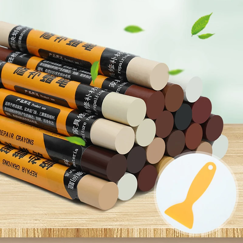 Furniture Repair Wax Crayon, Wood Scratch Repair Crayon, Wood Scratch