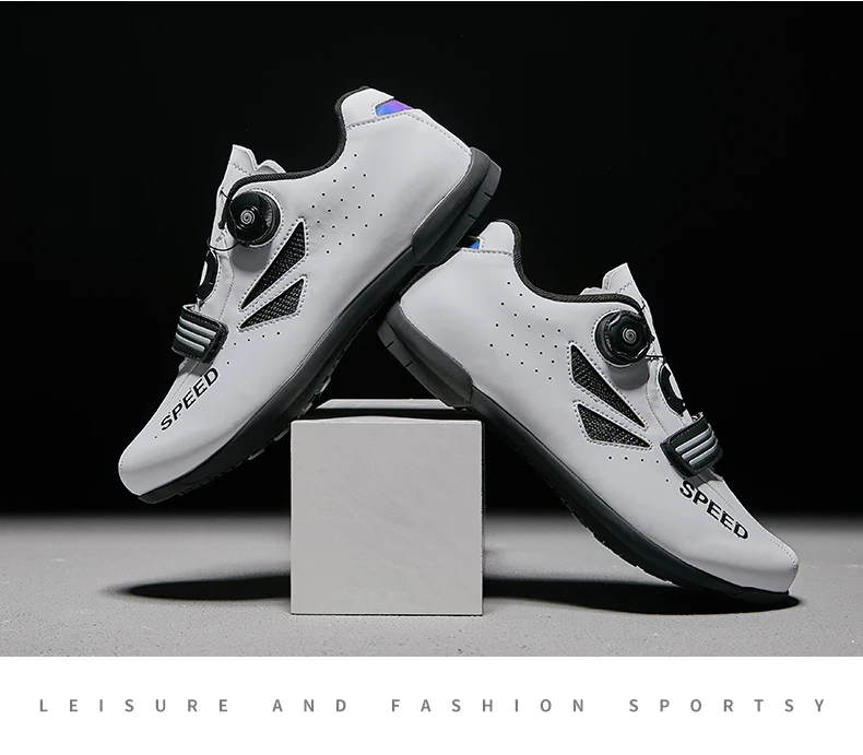 Road Cycling Shoes Sapatilha Ciclismo Bike Men Non-Locking Racing Breathable Ultralight Professional Bicycle Sneakers Women