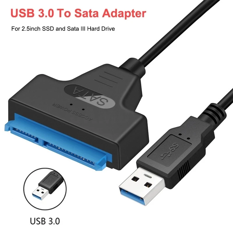 USB 3 0 SATA кабель адаптер Sata к Компьютерные кабели Разъемы Usb Поддержка 2 5 дюйма SSD HDD