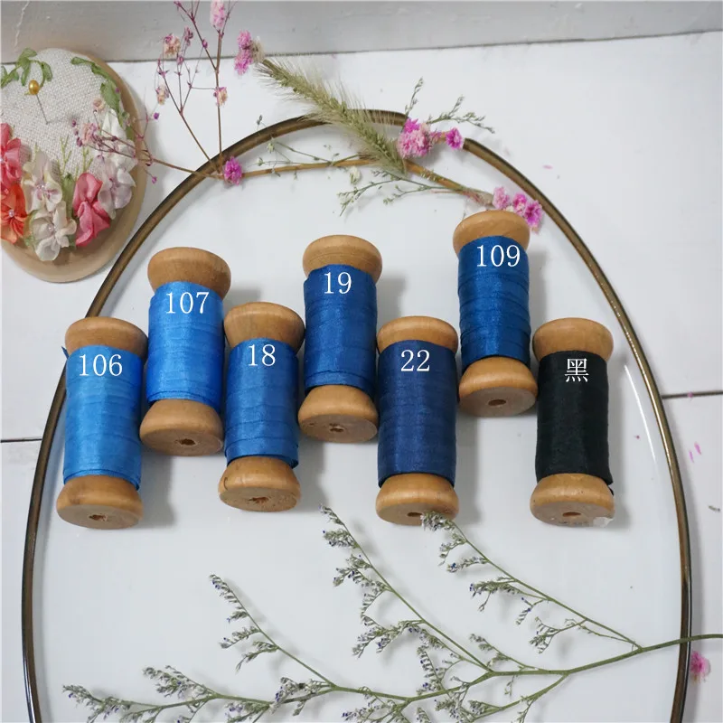 7 мм x 1 0 м/рулон woodenspool 100% Шелковая вышивальная лента тонкая тафта шелковая habotai