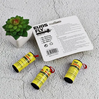 

16PC Pesticide Free Fly Paper Sticky Fly Catchers Set for Indoor or Greenhouse efficiently No poisons Insect Glue Tape Strips