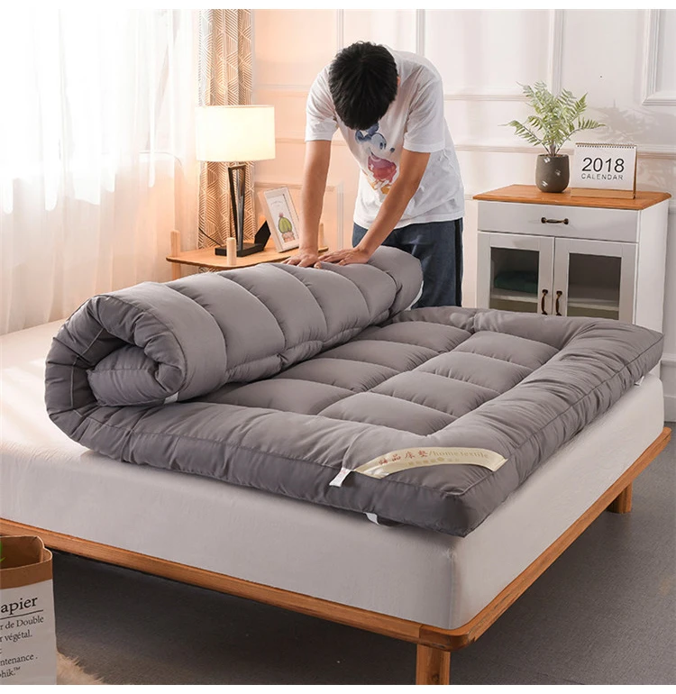Description Picture 5 of itemLuxury Thicken warm soft comfortable Mattress Foldable student dormitory single double Mattresses Cover King Queen Twin Size