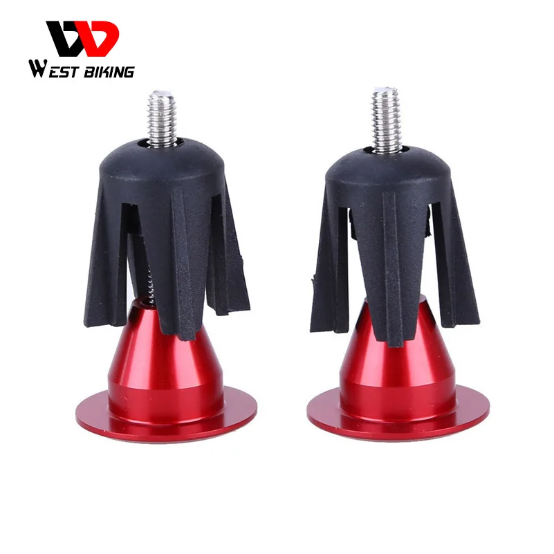 WEST BIKING Bicycle Handlebar Cap Handle Bar End Plugs Aluminum Alloy Grips MTB Bike | Спорт и развлечения