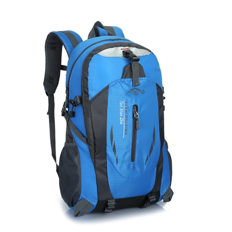 Мужская сумка для походов на открытом воздухе, повседневный женский рюкзак на горном подъеме, рыболовный водонепроницаемый рюкзак для путешествий с защитой от пыли большой емкости - Цвет: 301 Blue