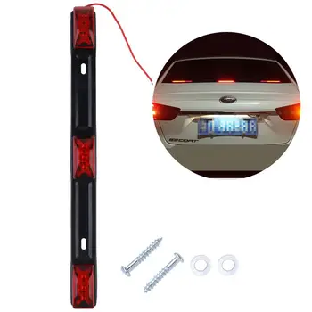 

1Pc Third Brake Light Strip Red 9LED Third Brake Light Rear Roof Lamp High Mount Lamp for Pickups Travel Trailer Trucks