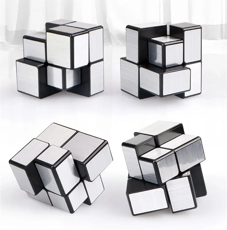 QiYi 2x2x2 зеркальный куб магический скоростной профессиональные наклейки