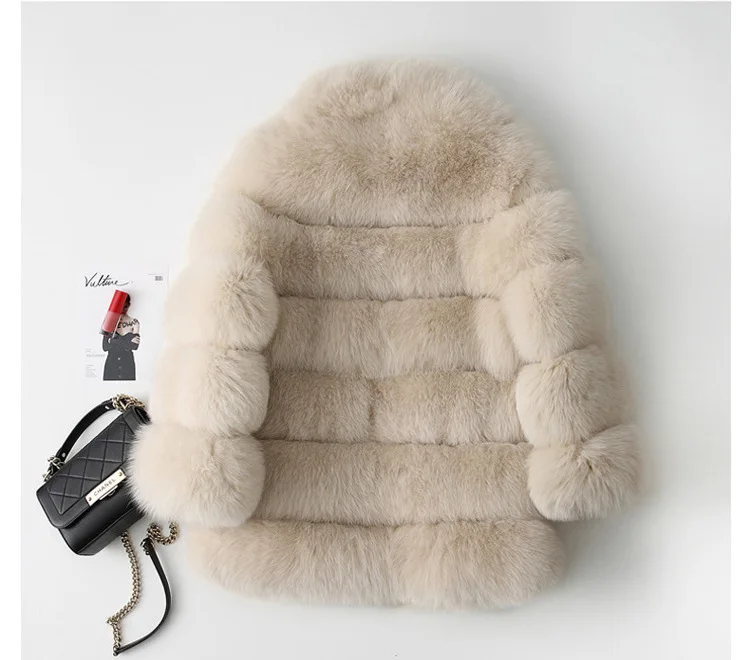 Real Fur Cropped Maternity Wear Winter Coat Warm Real Luxury Faux Fur Coat Women Maternity Coat Winter Pregnant Women Clothing