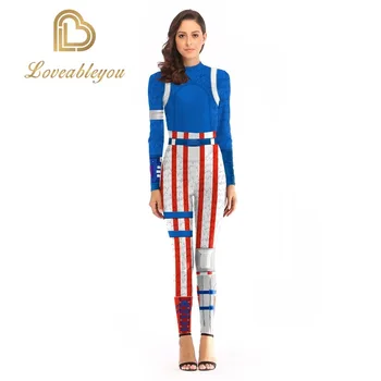 

Women Plus Size Bodysuit Pink Bear Costume Cosplay Cuddle Team Leader Jumpsuit Harror Halloween Costumes