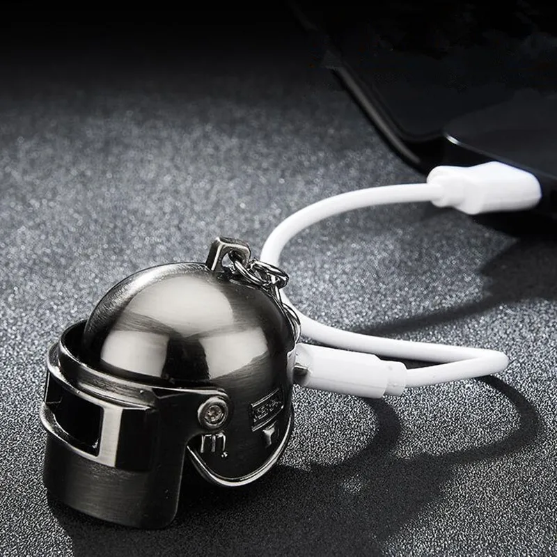 USB зарядка Прикуриватель ветрозащитный негорящий Электронные Зажигалки брелок курица игровой шлем зажигалка
