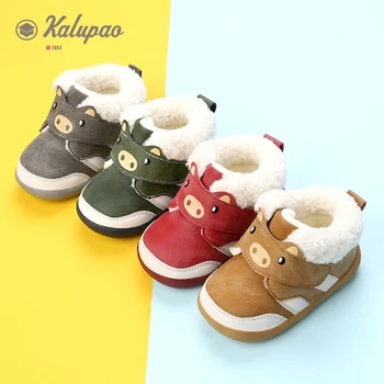 

baby shoes winter outdoor Snow Boots For Baby Girl Boy cartoon animals Baby Shoes toddler shoes Warming girl boots bebe 2019