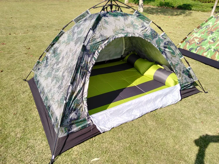 GRNTAMN 2 Person Sleeping Pad Camping Mat Inflatable Mattress Moistureproof Portable With Air Bag Camping Mat Ultralight