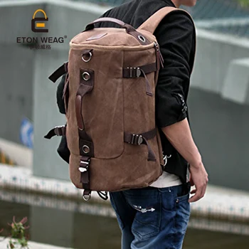 

2020 Men's Handmade Vintage Duffle Luggage Gym Overnight Travel Bag Rucksack