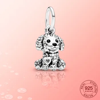 

2020 NEW 925 Sterling Silver Pet dog Charms Fit Original Bracelet & bangle DIY Jewelry Fashion Jewelry Hot Sale Charms