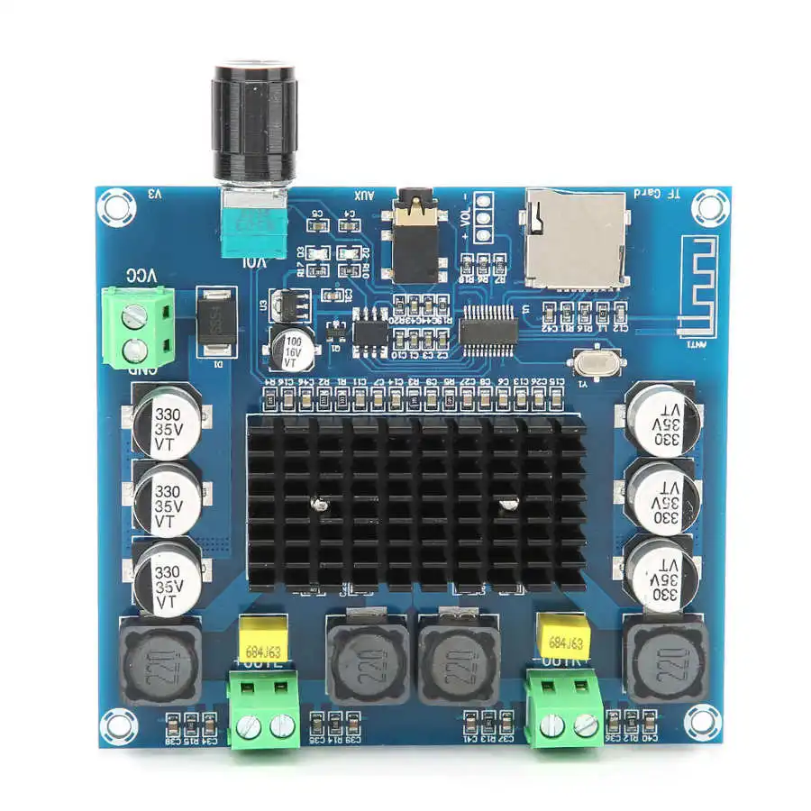 Цифровой Bluetooth усилитель мощности A105 TDA7498 100Wx2 с регулируемой