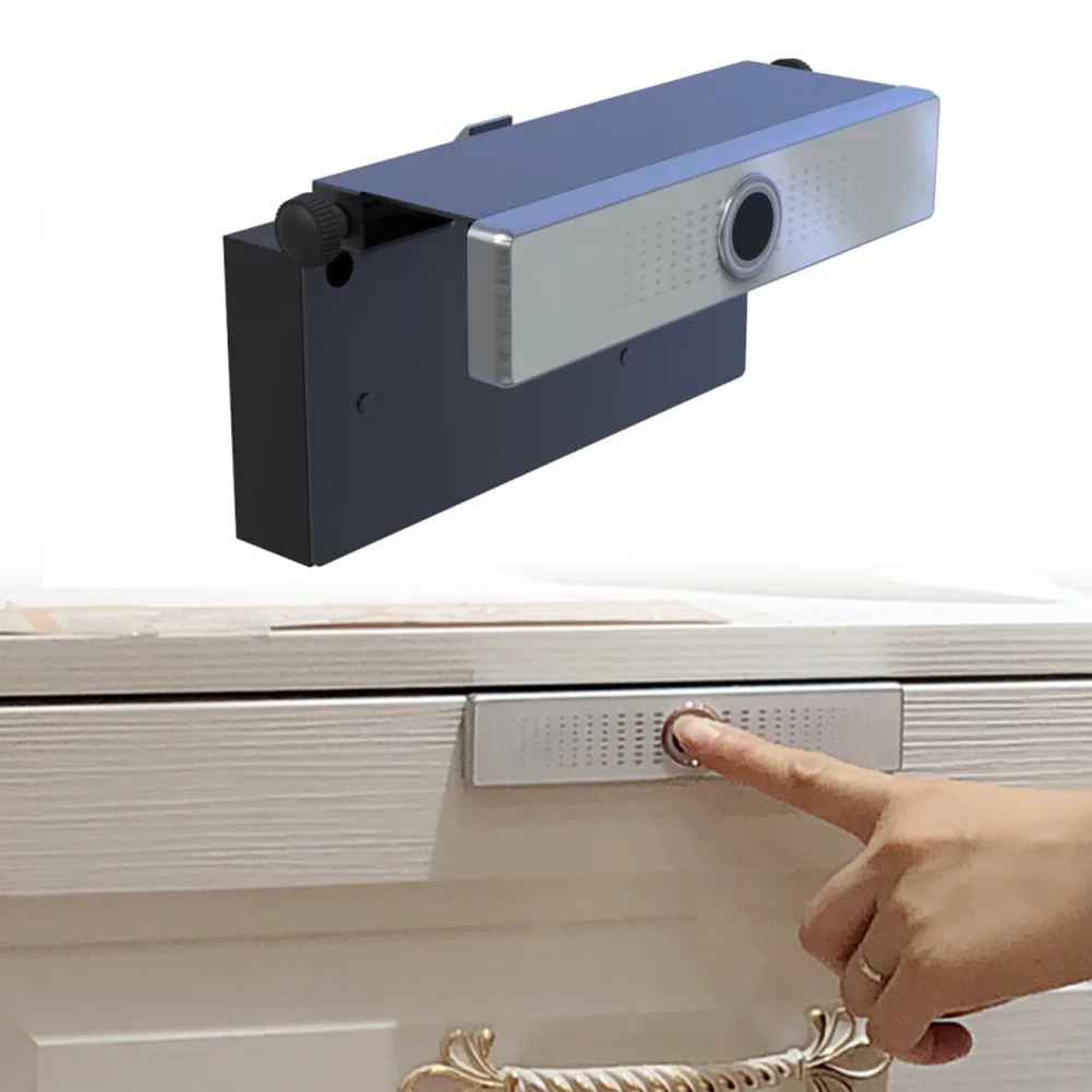 

Electric Home Living Mini Fingerprint Lock Smart Safe Anti Theft Wardrobe Intelligent Office Door Household Desk Drawer Cabinet